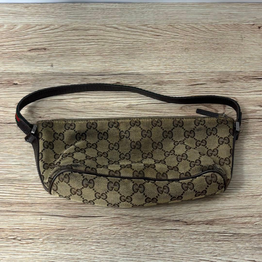 GUCCI グッチ シェリー ライン アクセサリーポーチ キャンバス GG