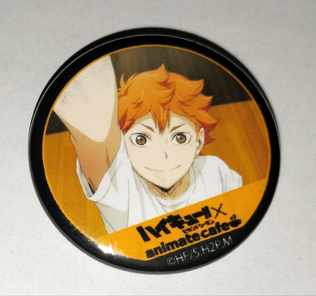 ハイキュー!! 日向翔陽 32mm缶バッジ その3 アニメイトカフェ