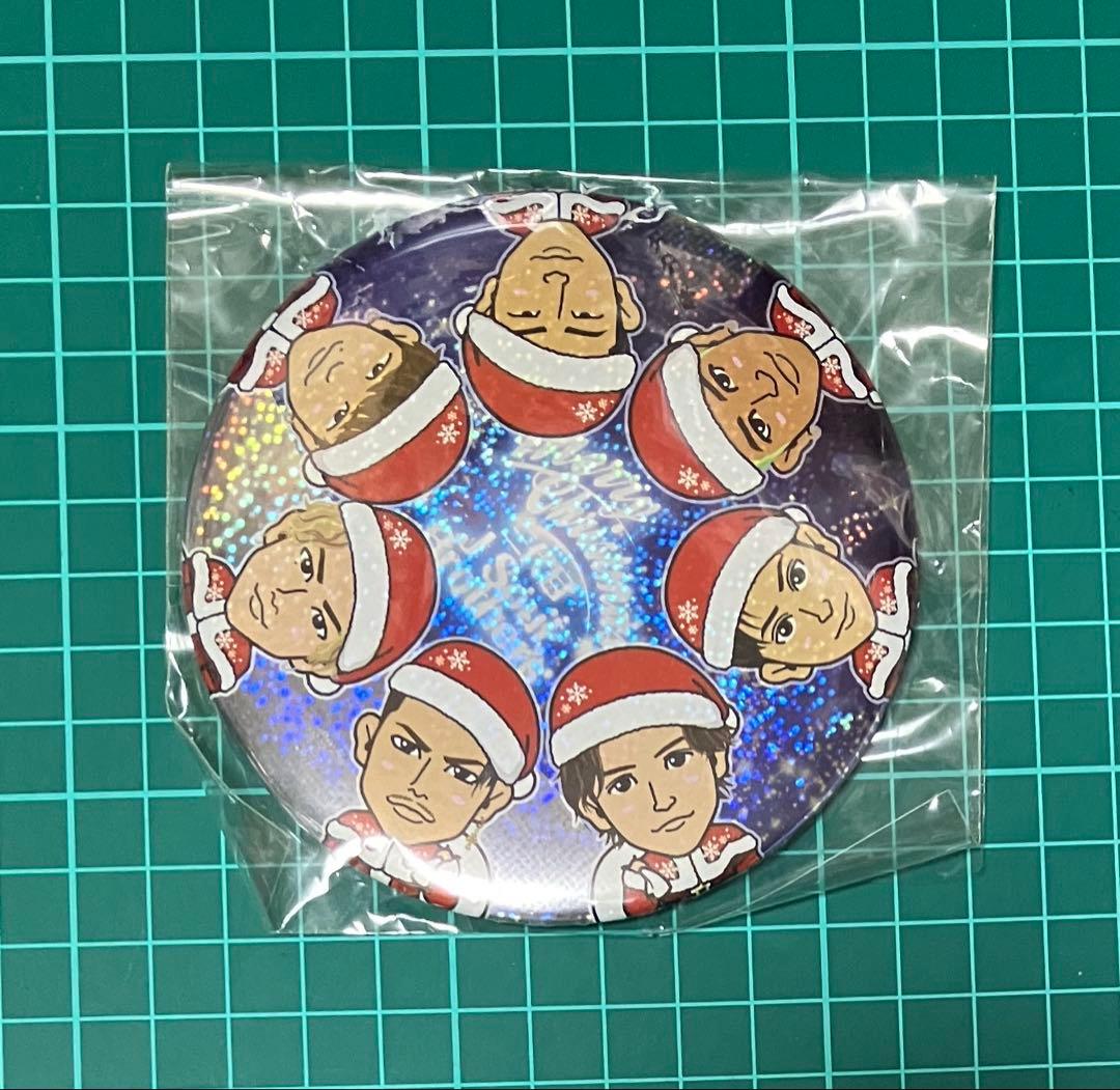 三代目集合 100mmクリスマス 缶バッジ 今市隆二 岩田剛典 登坂広臣 レア