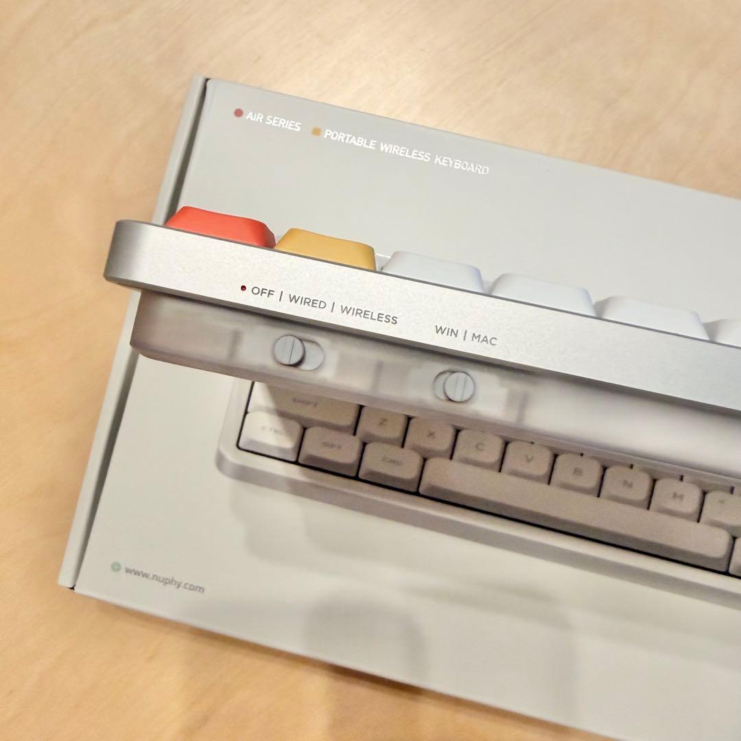 Nuphy JIS AIR75 V3 Red nano ホワイト キーボード