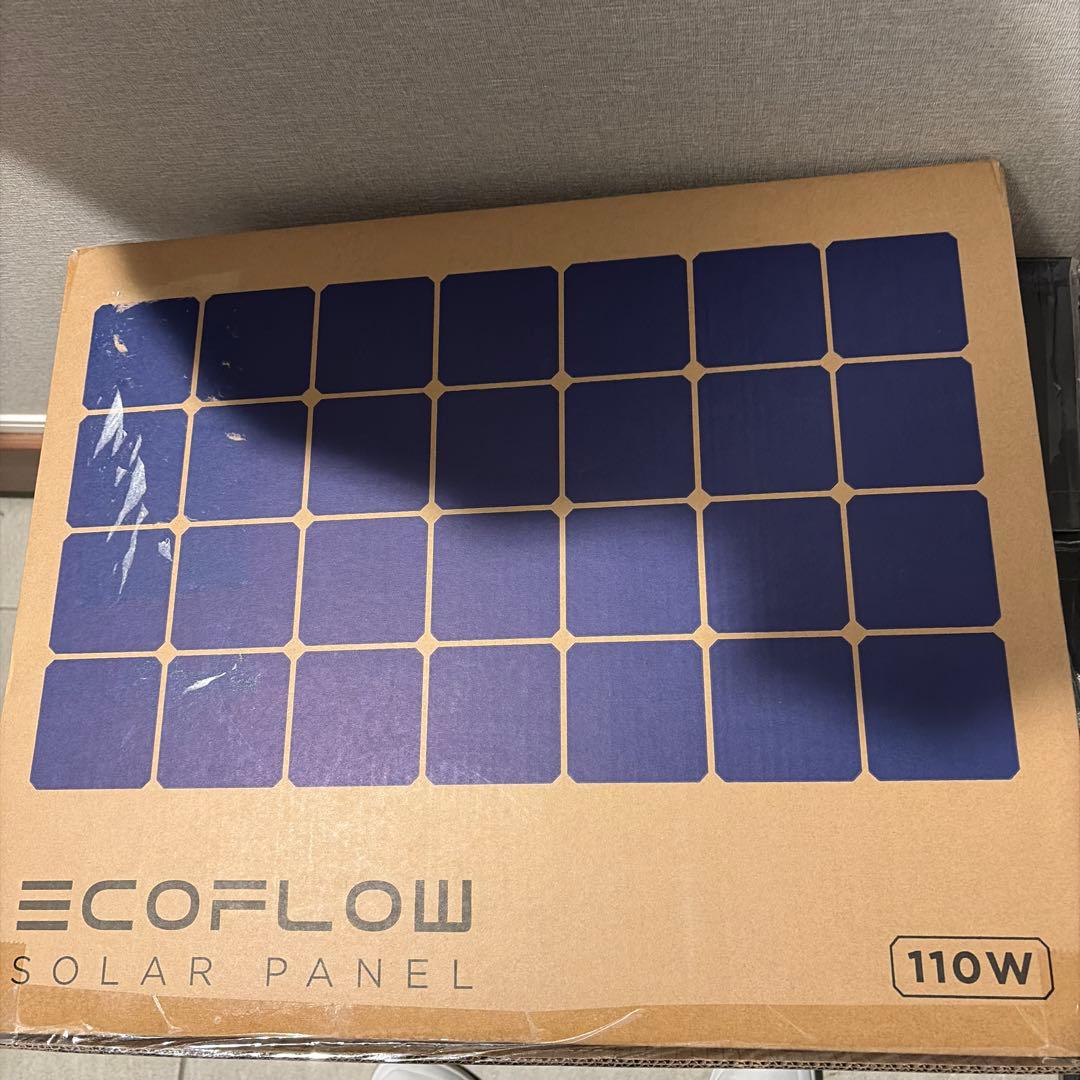 EcoFlow 110W ソーラーパネル　未開封