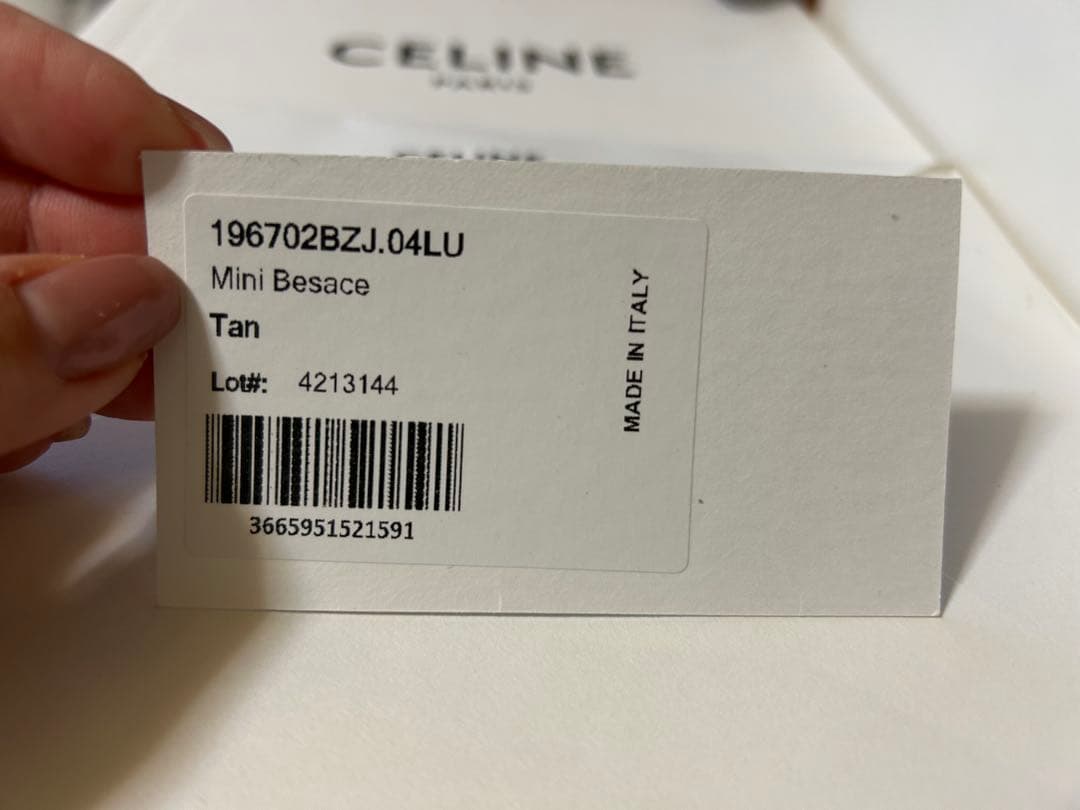 (専用出品)CELINE ミニブザス トリオンフキャンバス