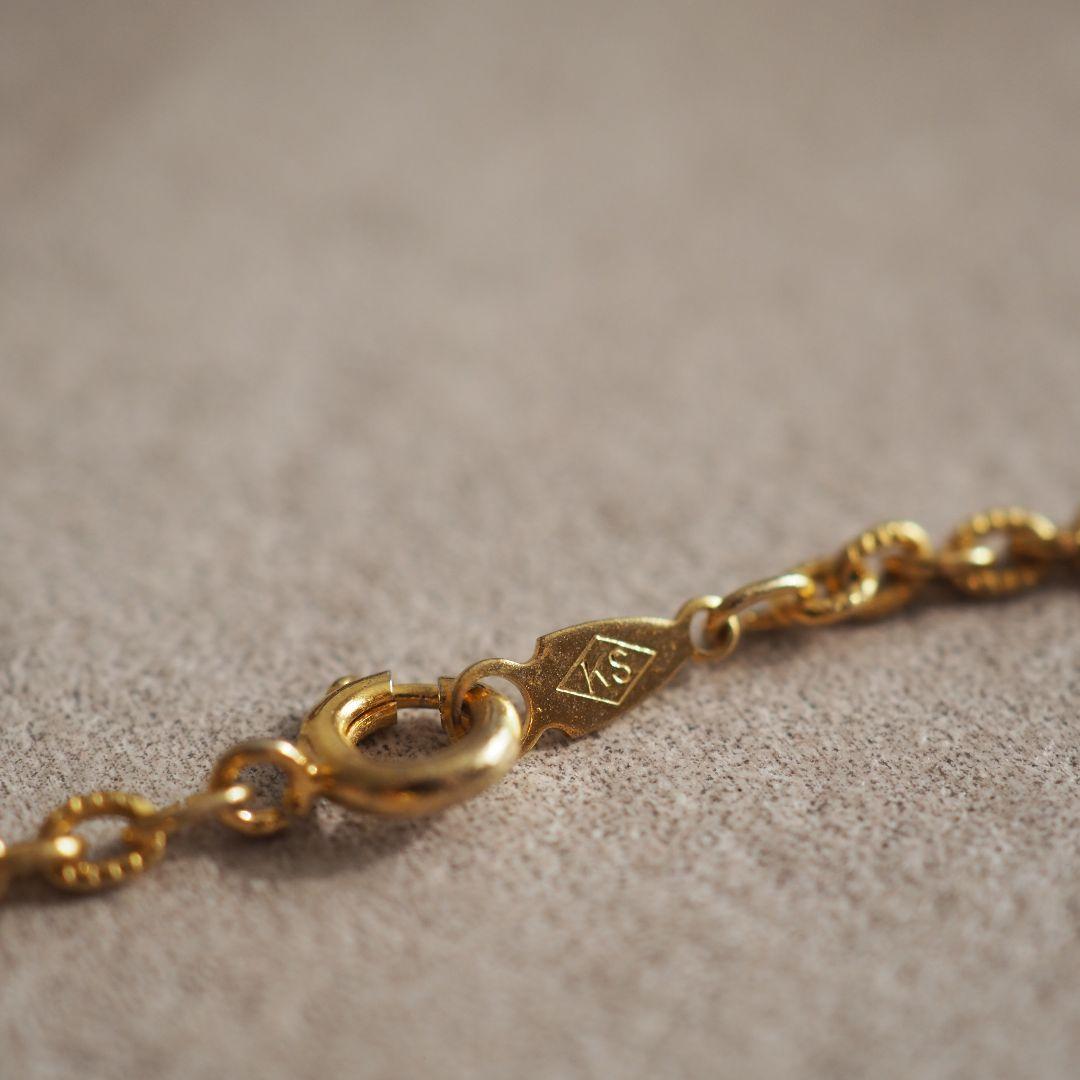 K18 18金 瑪瑙 メノウ カメオ ブローチ ネックレス