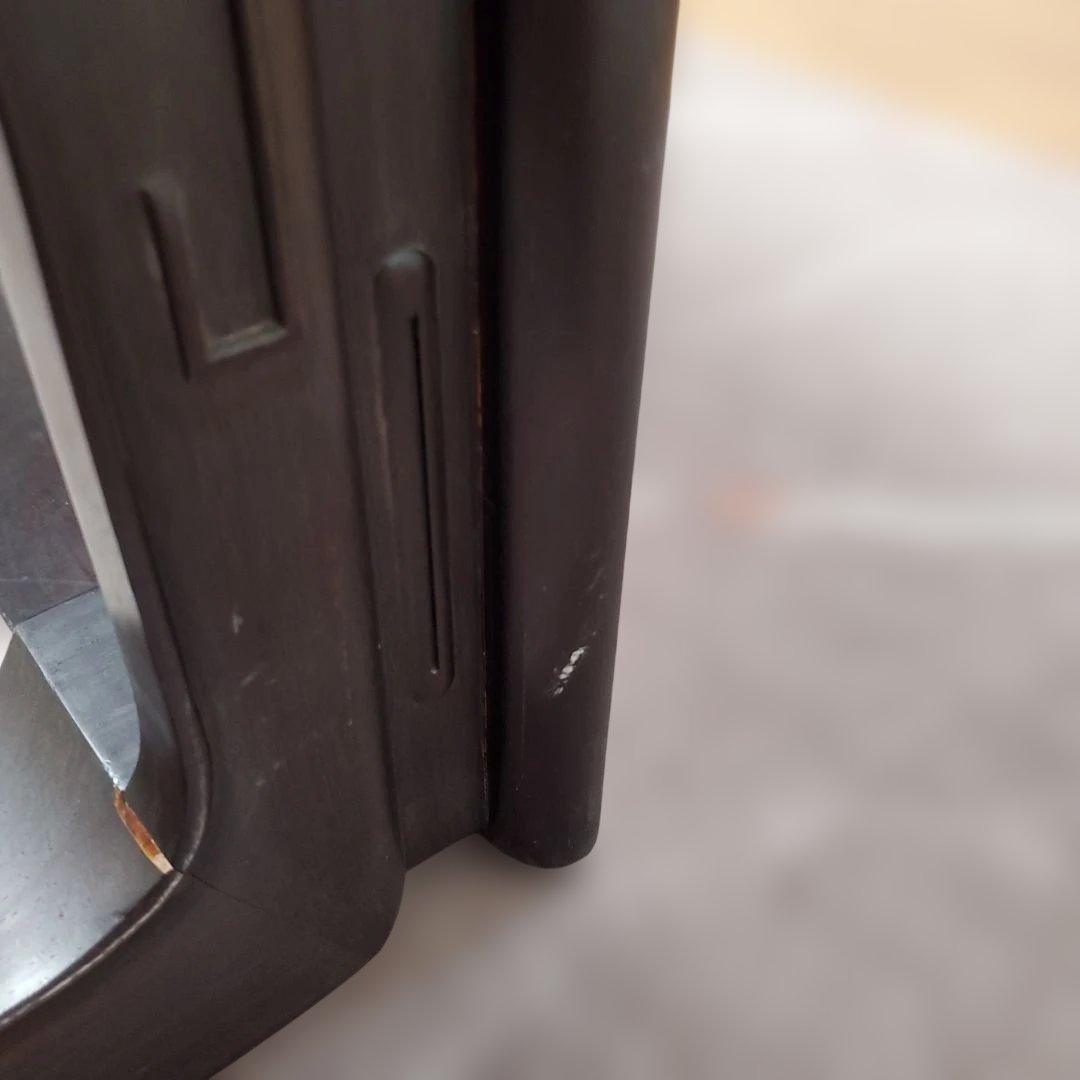 【現地受渡】紫檀製ダークブラウン座卓 縦80cm×横121cm×高さ33cm