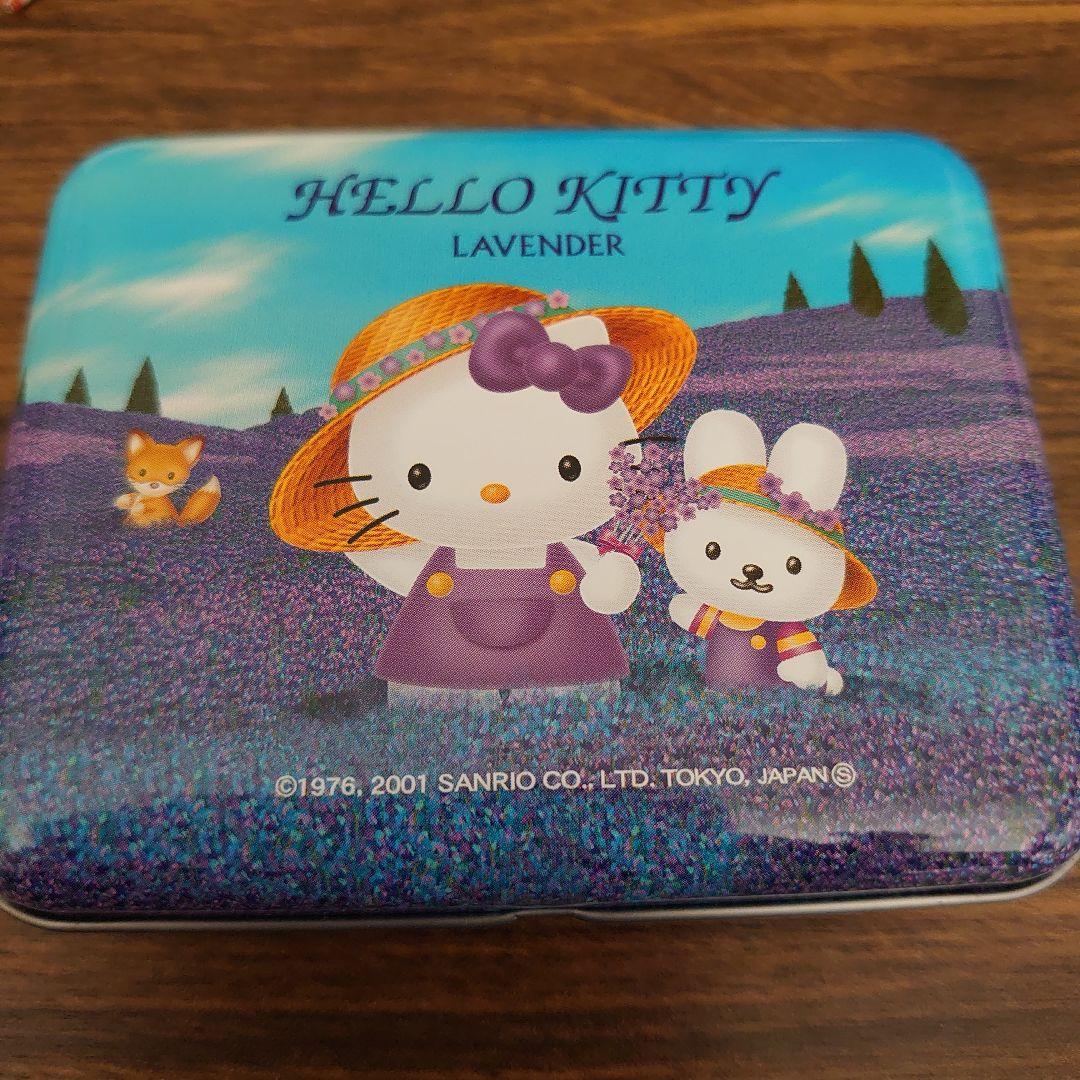 m*n様 新品‪♡ハローキティ北海道限定ラベンダー缶入りメモ