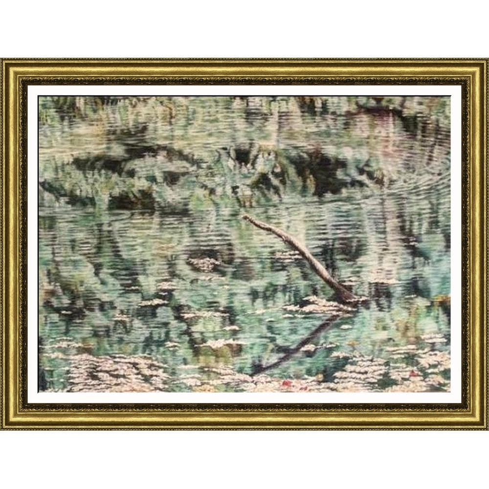 緑の湖面 91cm×122cm