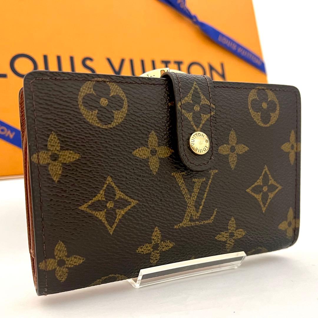 ゆささん✨ルイヴィトン モノグラム ポルトフォイユ ヴィエノワ がま口 折り財布