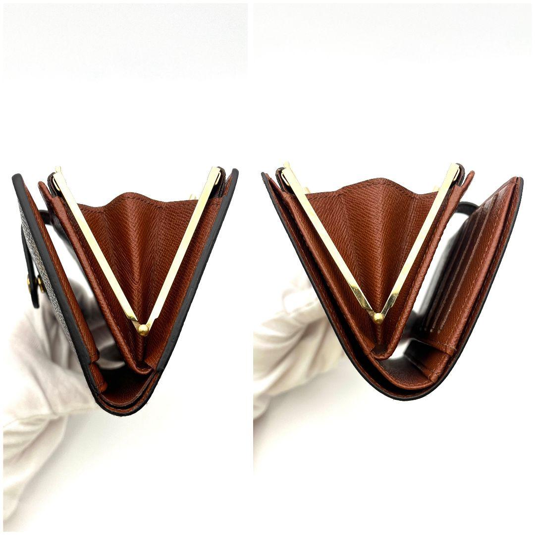 ゆささん✨ルイヴィトン モノグラム ポルトフォイユ ヴィエノワ がま口 折り財布