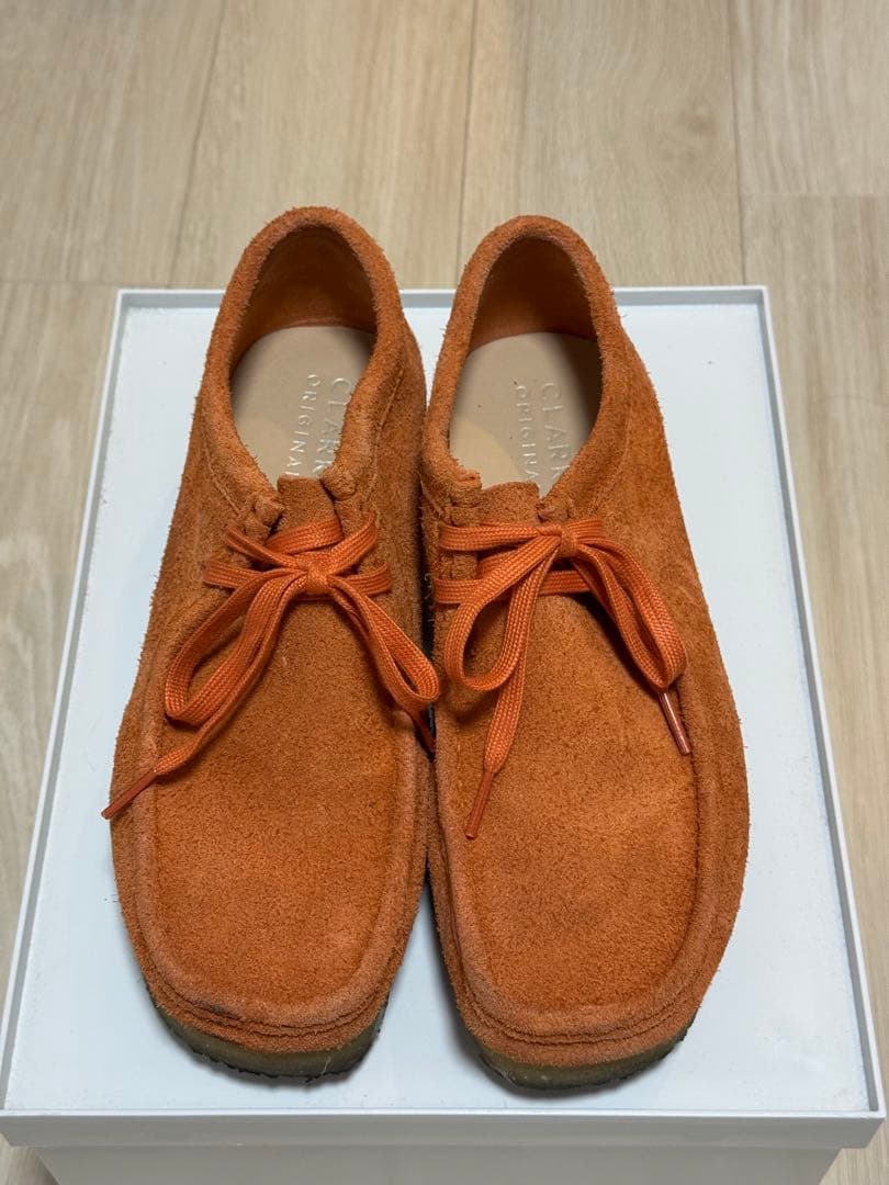 CLARKS ORIGINALS ワラビー　オレンジ