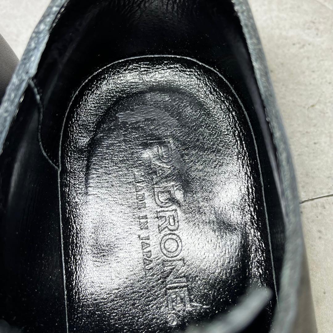 【パドローネ】ダービーシューズ プレーントゥ レザー♡ブラック 41