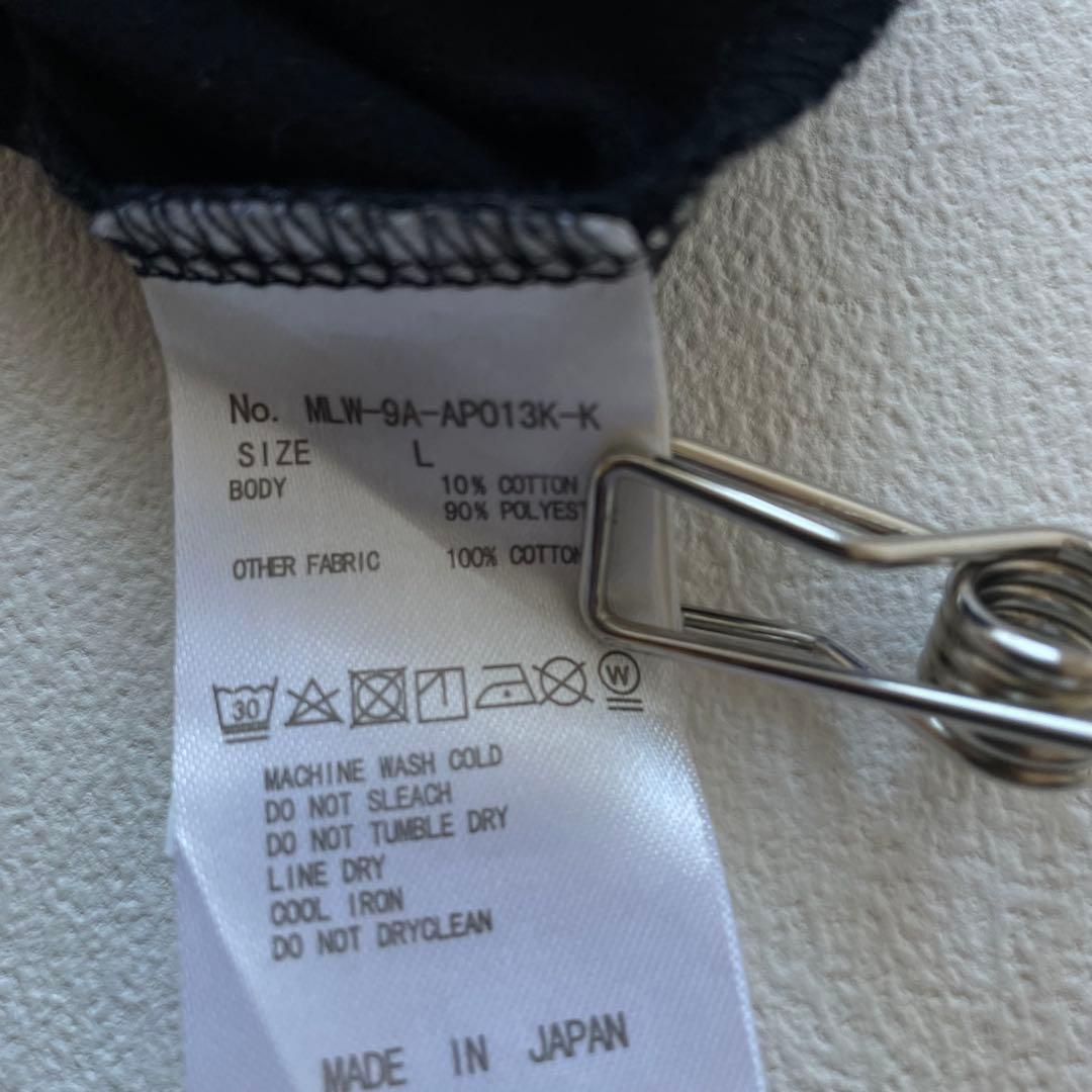 マークアンドロナ 裏起毛 モックネック ハイネック ロゴ ゴールド 冬Tシャツ