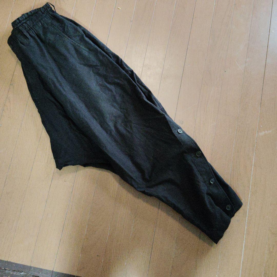 ブラック サルエルパンツ