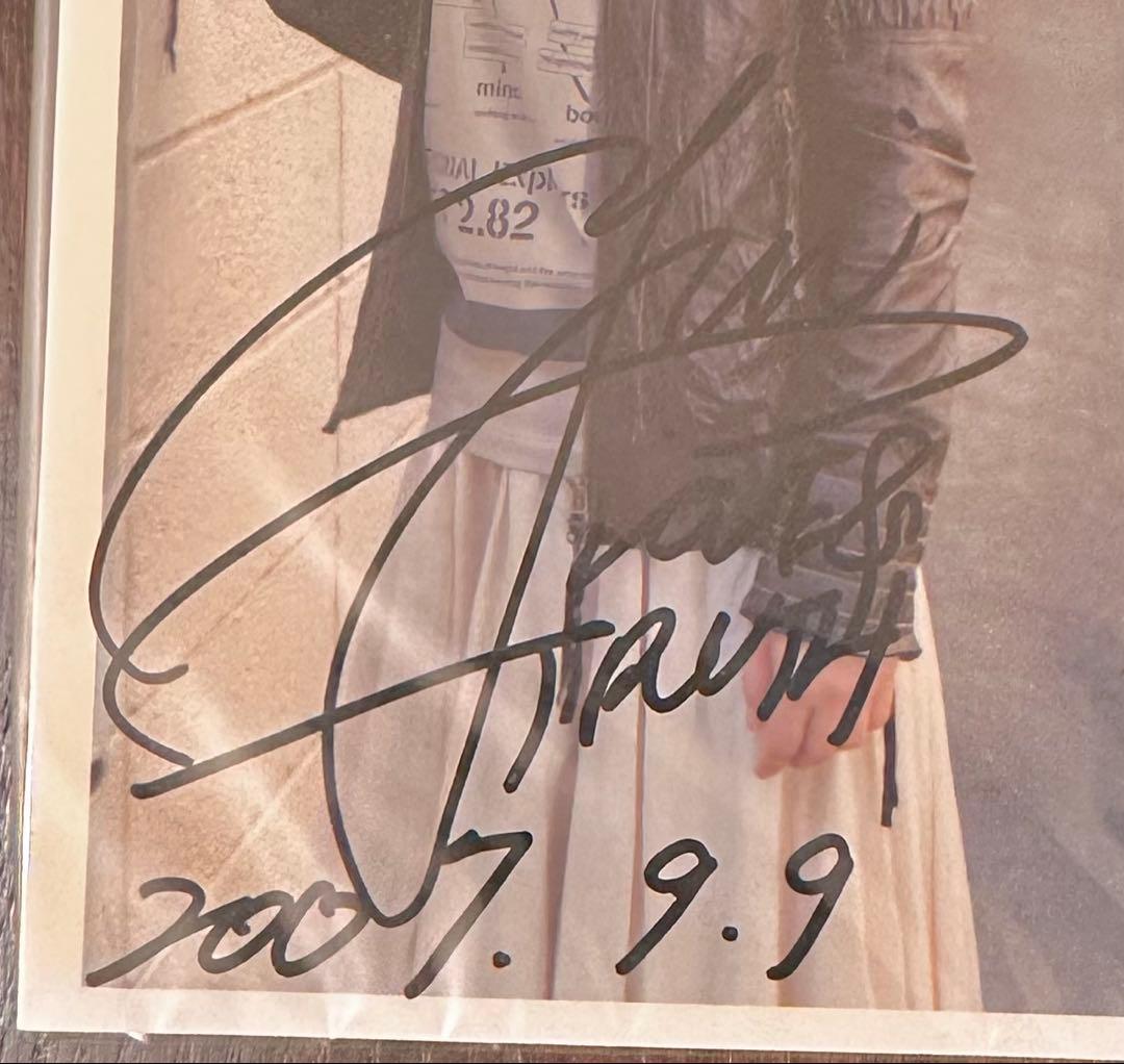 YUI 直筆サイン入りブロマイド