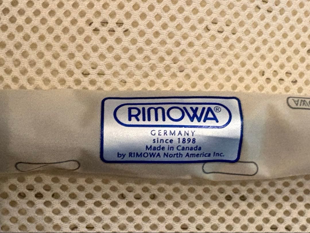 RIMOWA リモワスーツケース ホワイト 4輪 ポリカーボネート 中型M65L