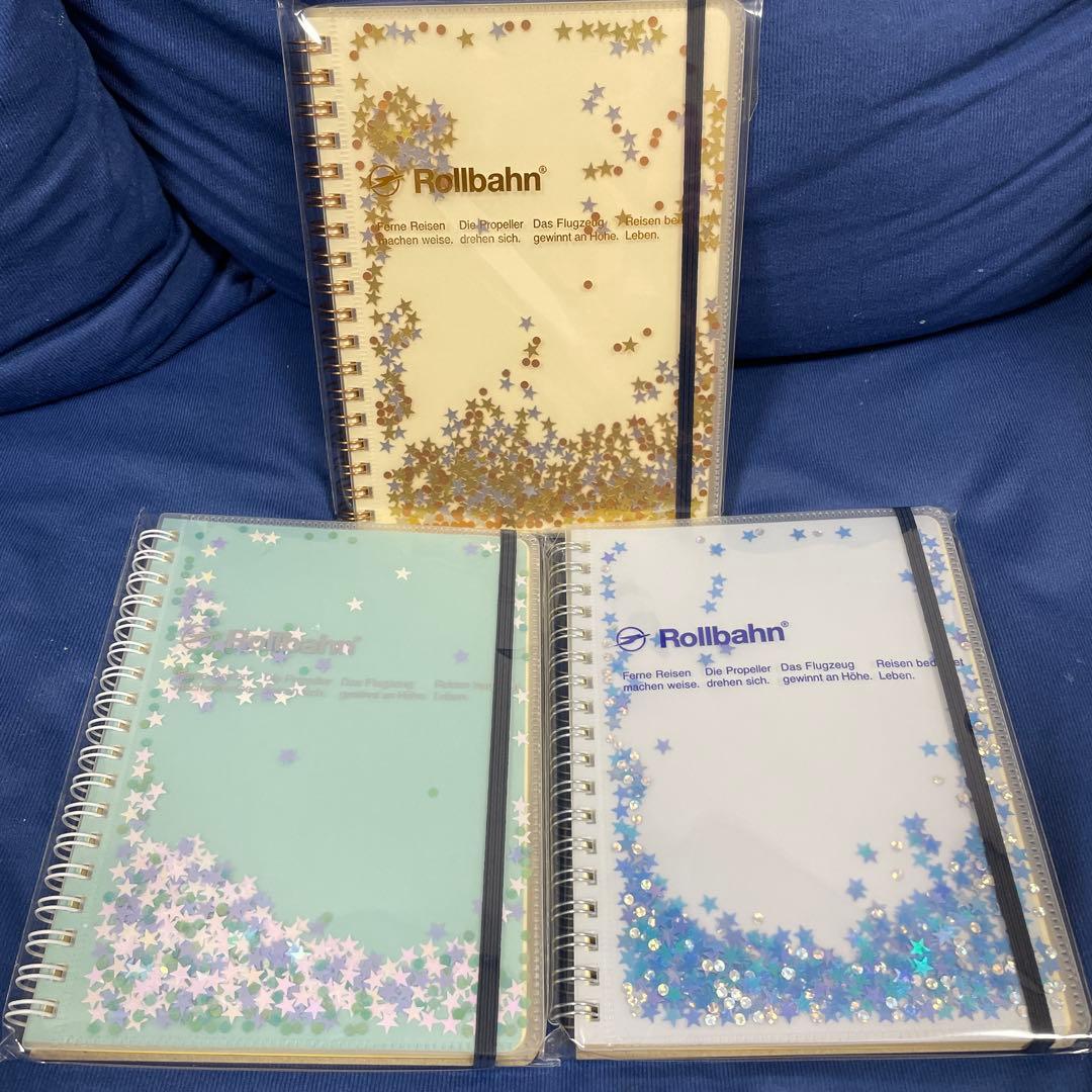 【新品未開封】ロルバーン グリッターL ミント ライトブルー クリーム3冊セット