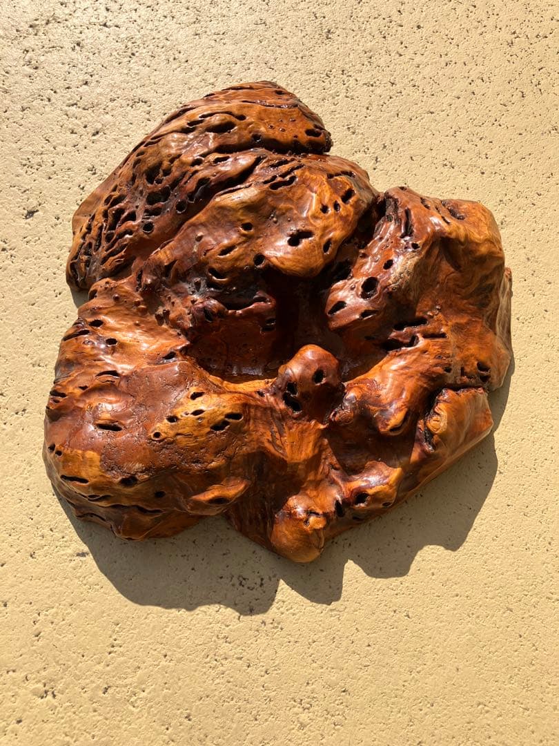 自然木　インテリア装飾　盆栽台　天然木　瘤　原木　花台　玉杢　ビンテージ　骨董台