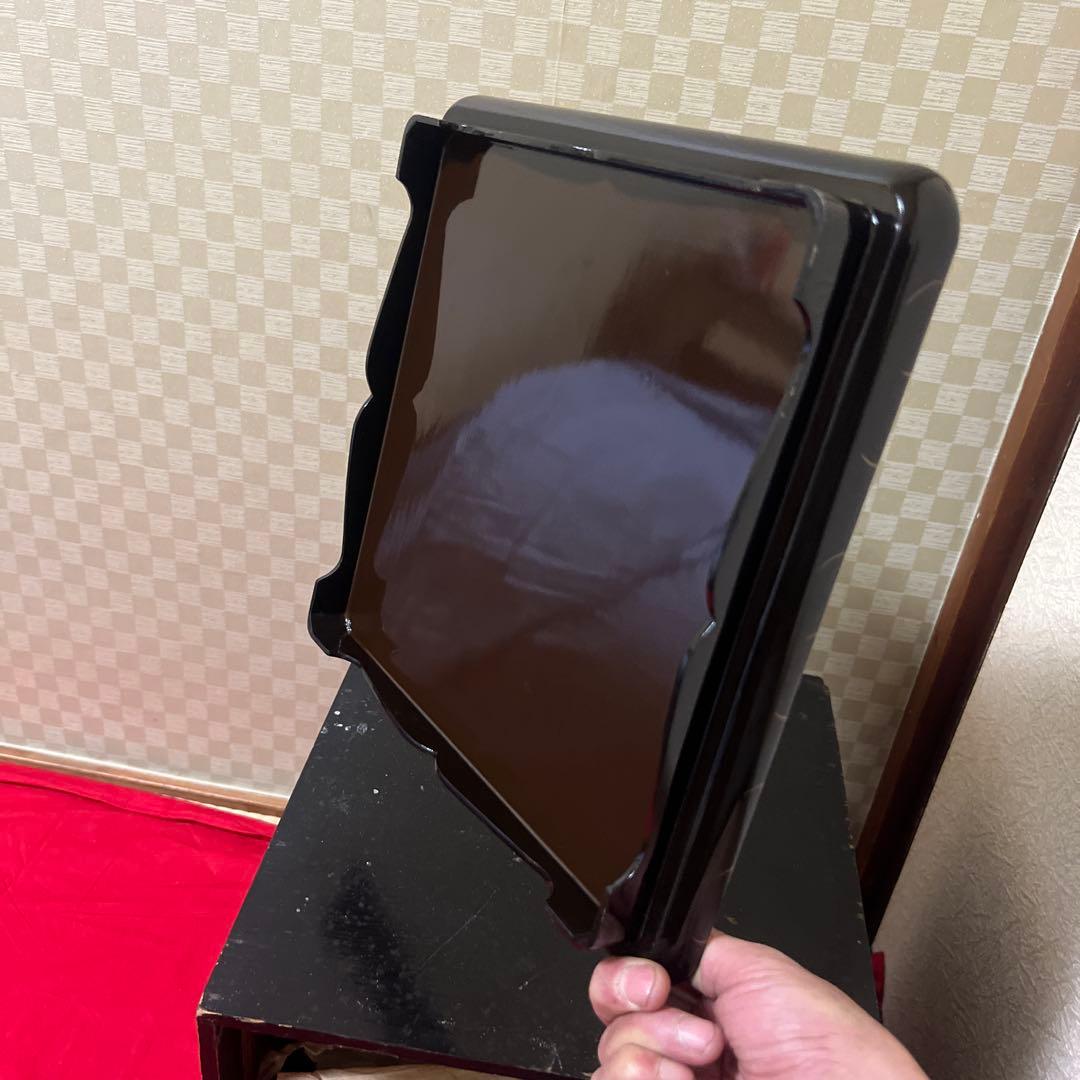 七草蒔絵吸物膳　八客