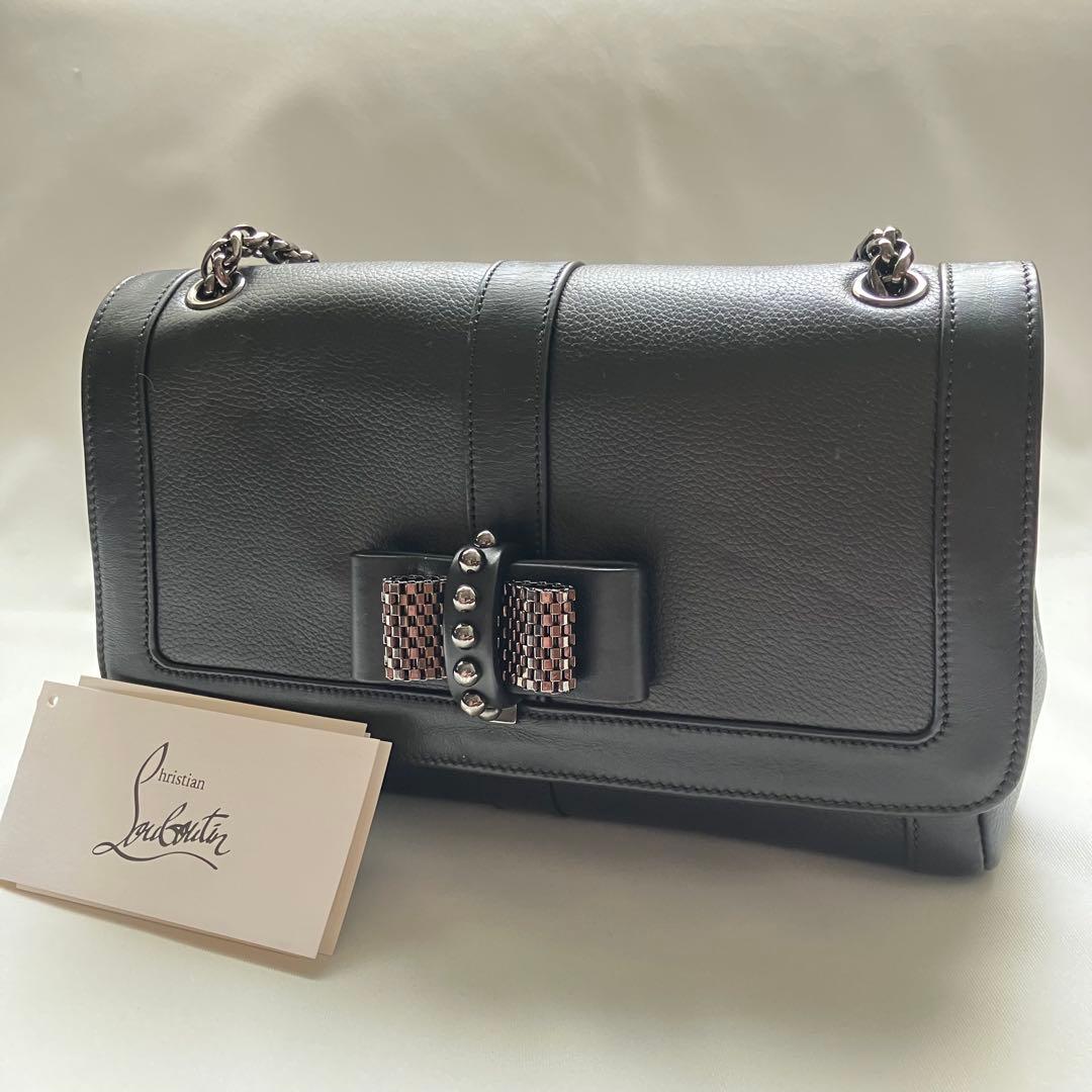 美品Louboutinクリスチャンルブタンショルダーバッグスウィートチャリティー