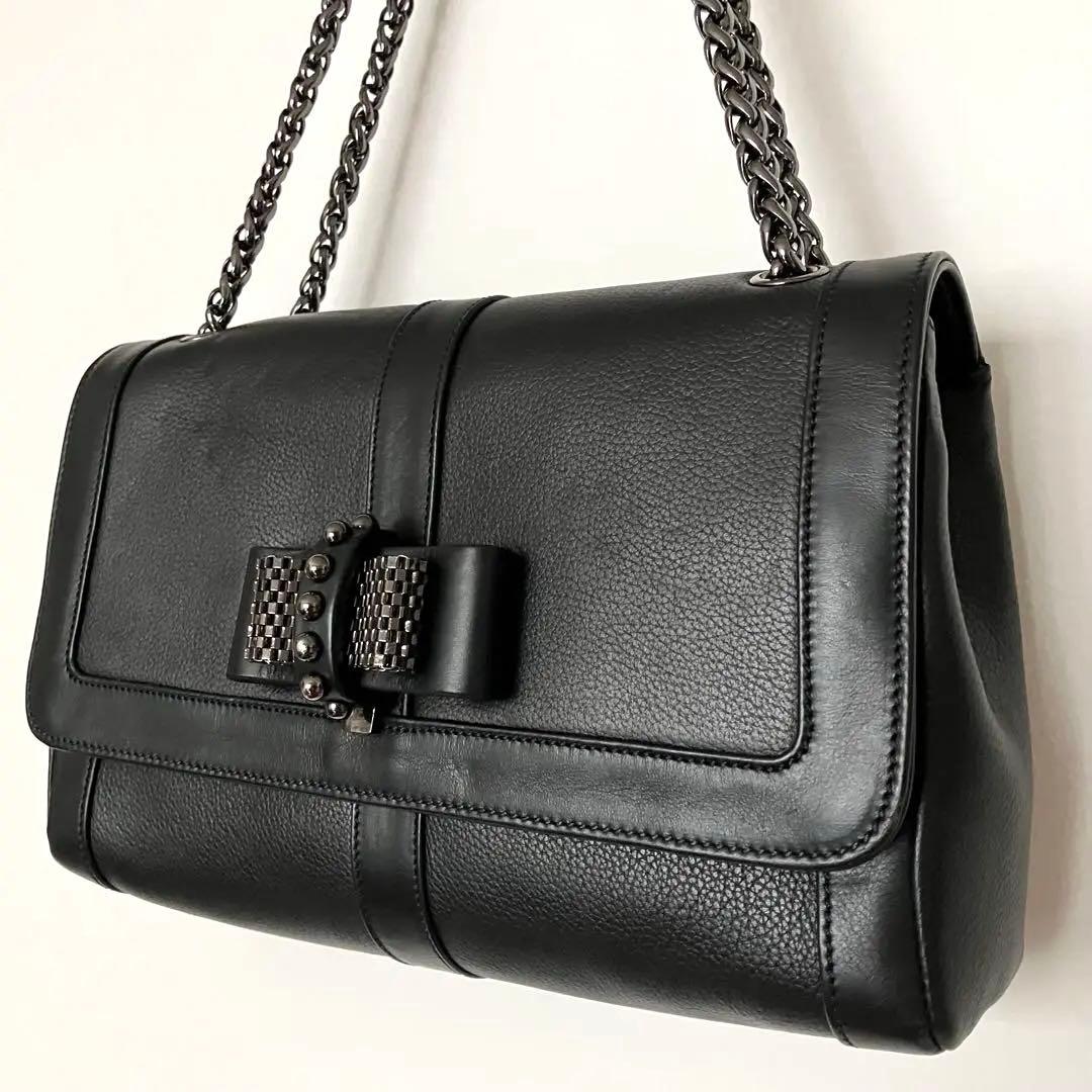 美品Louboutinクリスチャンルブタンショルダーバッグスウィートチャリティー