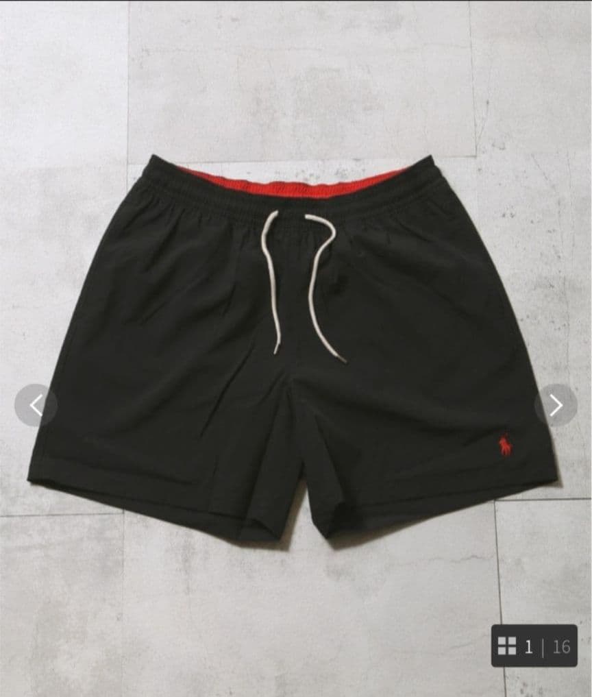 【新品未使用】POLO RALPH LAUREN スイムショーツ 水着 ブラック