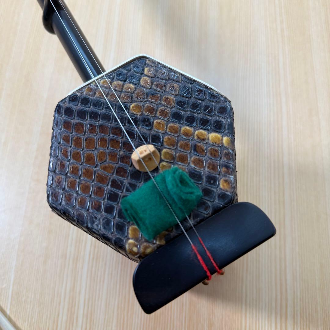 極上品　天華楽器　天華之韻　二胡　黒檀六角形