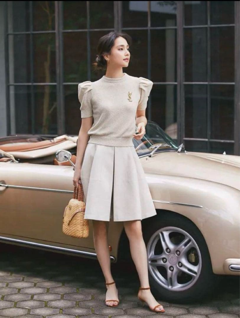 seventen by miho kawahito ハイウエストフレアキュロット