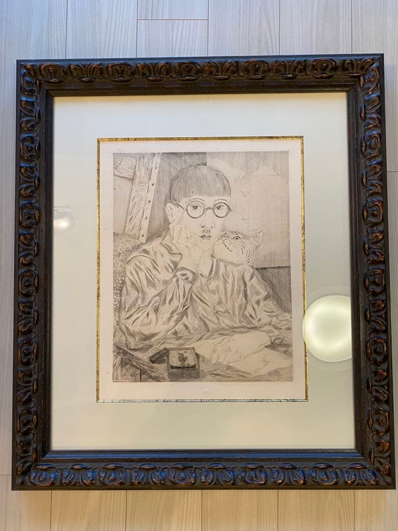 ★最終値下げ★【真作初刷】藤田嗣治　「芸術家の自画像」1927年　ルーブル美術館