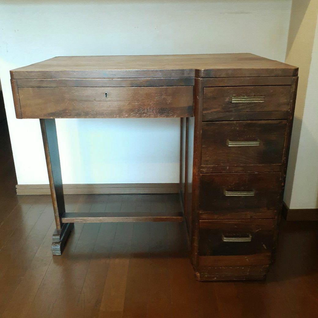 アンティーク　レトロ　机　ヴィンテージ　デスク　古家具