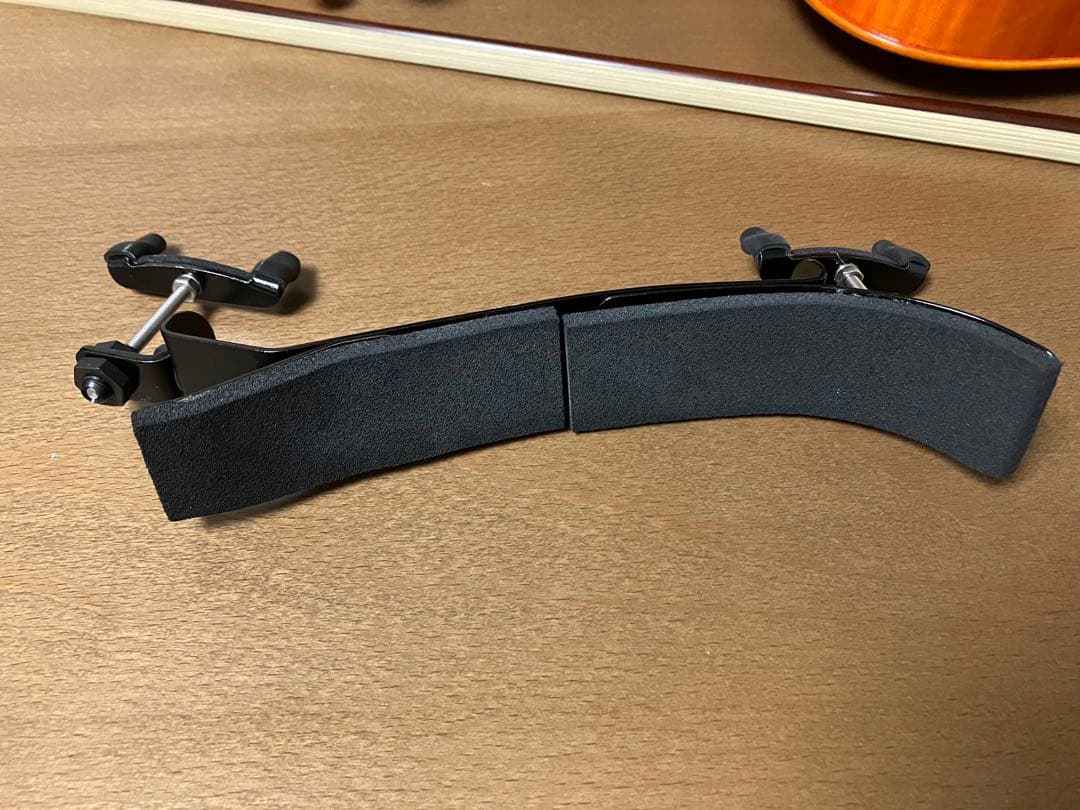 オレンジ色 バイオリン 4弦 ケース付き