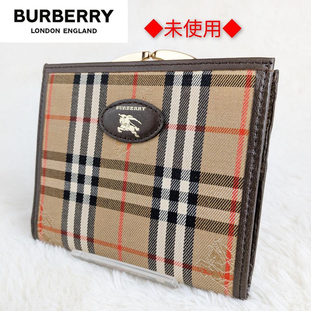 marguerite　Burberry　バーバリー　ノバチェックがま口財布
