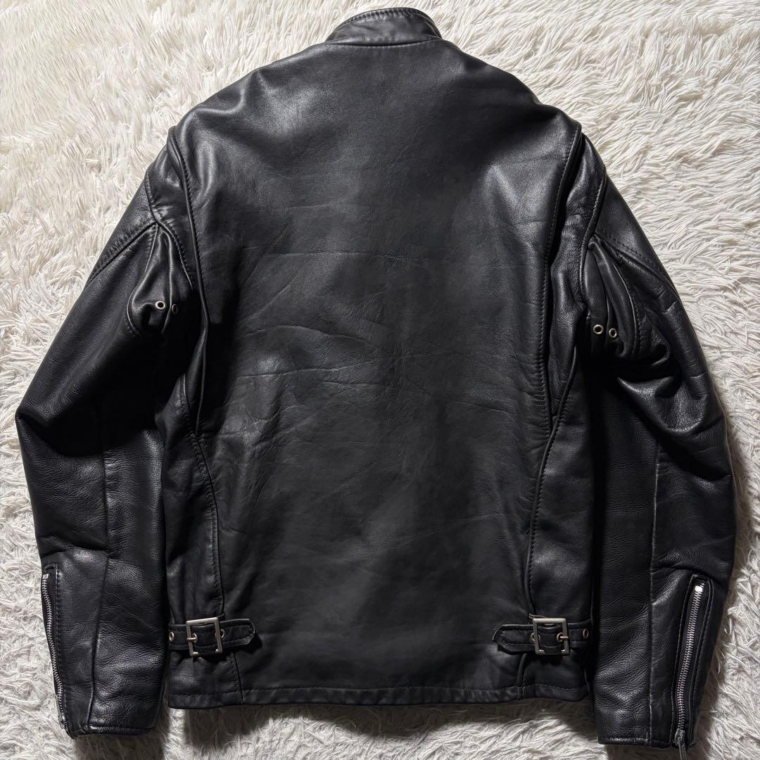 ノ*い様 【米国製】schott ライダースジャケット 641本革　ブラック　3