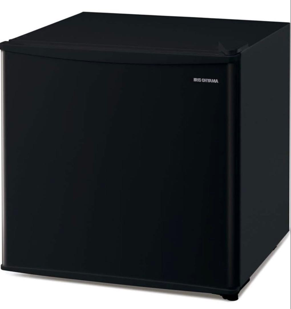 【ヤツや】IRIS OHYAMA -ブラック冷蔵庫-