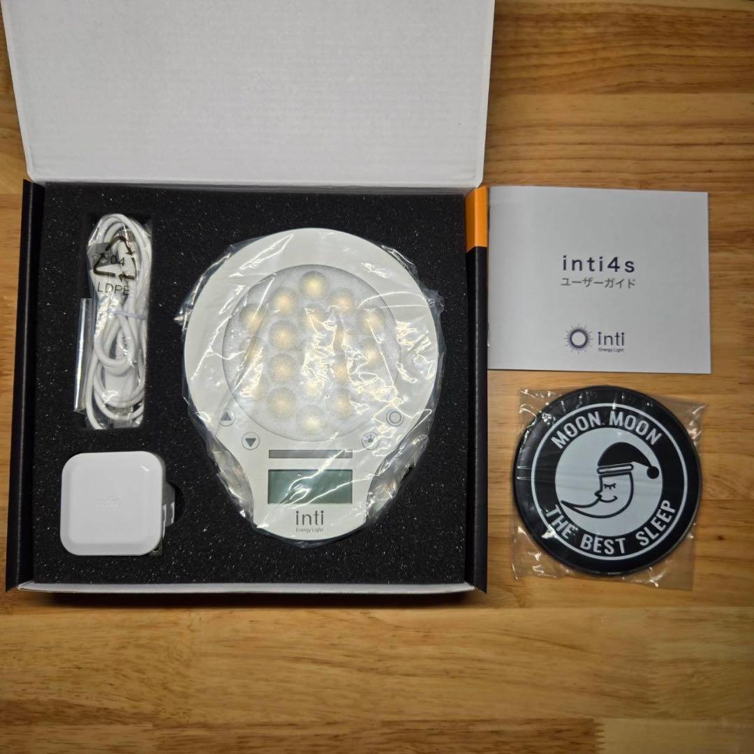 【美品】inti4s 光で起きる目覚まし時計 inti Energy Light