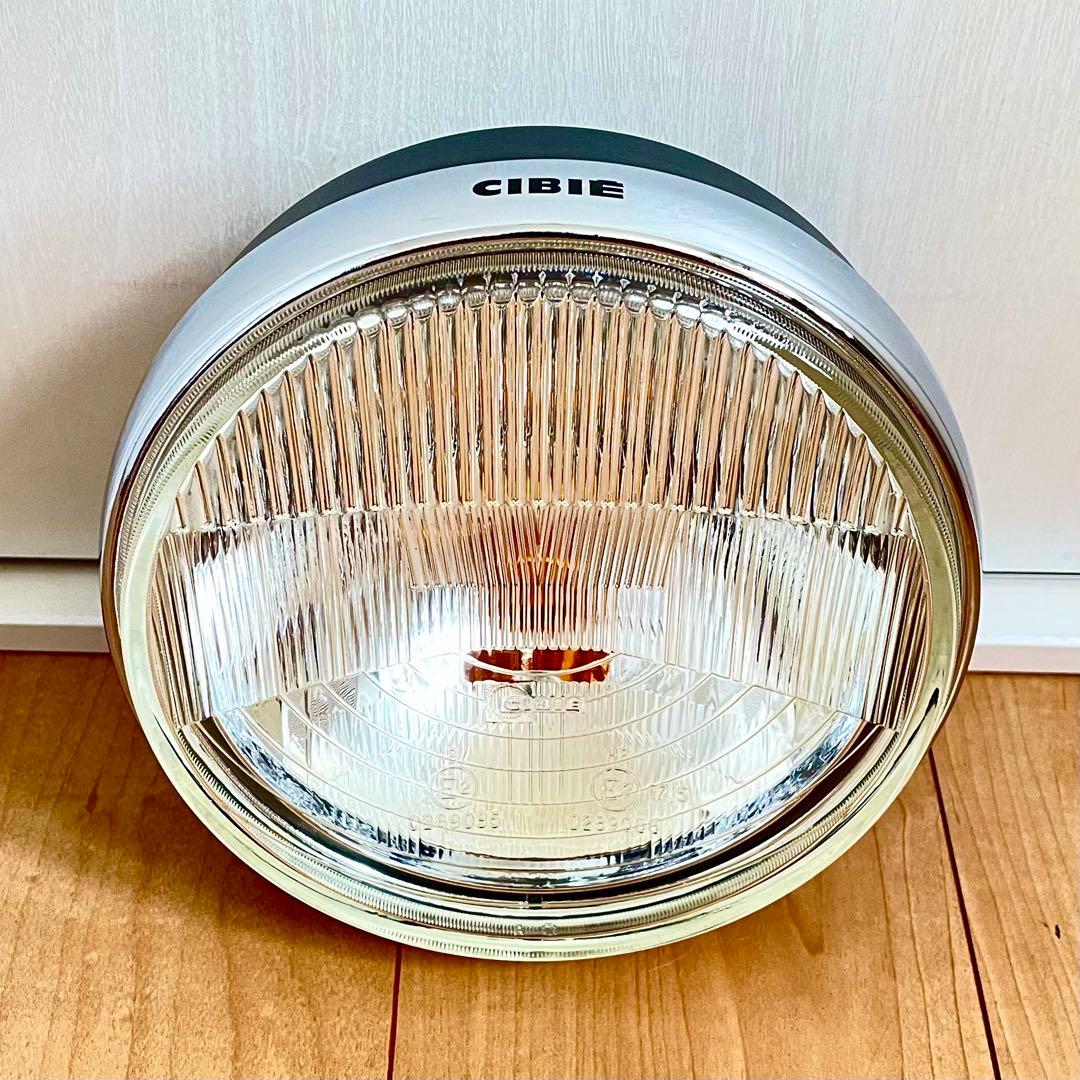 当時物 シビエ 凹み ヘッドライト CIBIE 極美品 マーシャル