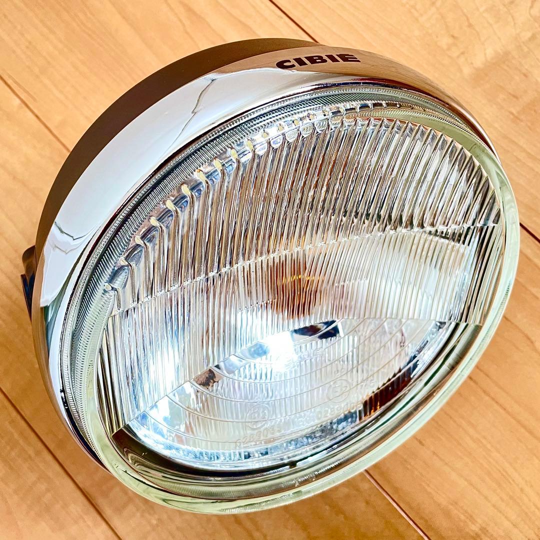 当時物 シビエ 凹み ヘッドライト CIBIE 極美品 マーシャル
