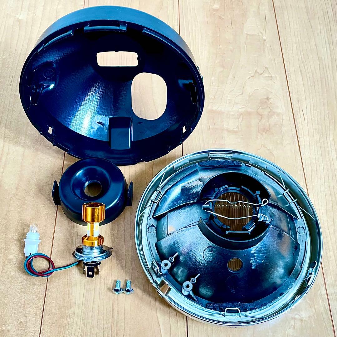 当時物 シビエ 凹み ヘッドライト CIBIE 極美品 マーシャル