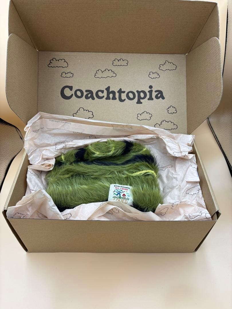 【COACH(Coachtopia)】ファジー　ニット　ビーニー