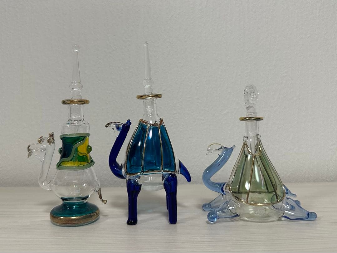 エジプト　香水瓶　ラクダ　3個セット