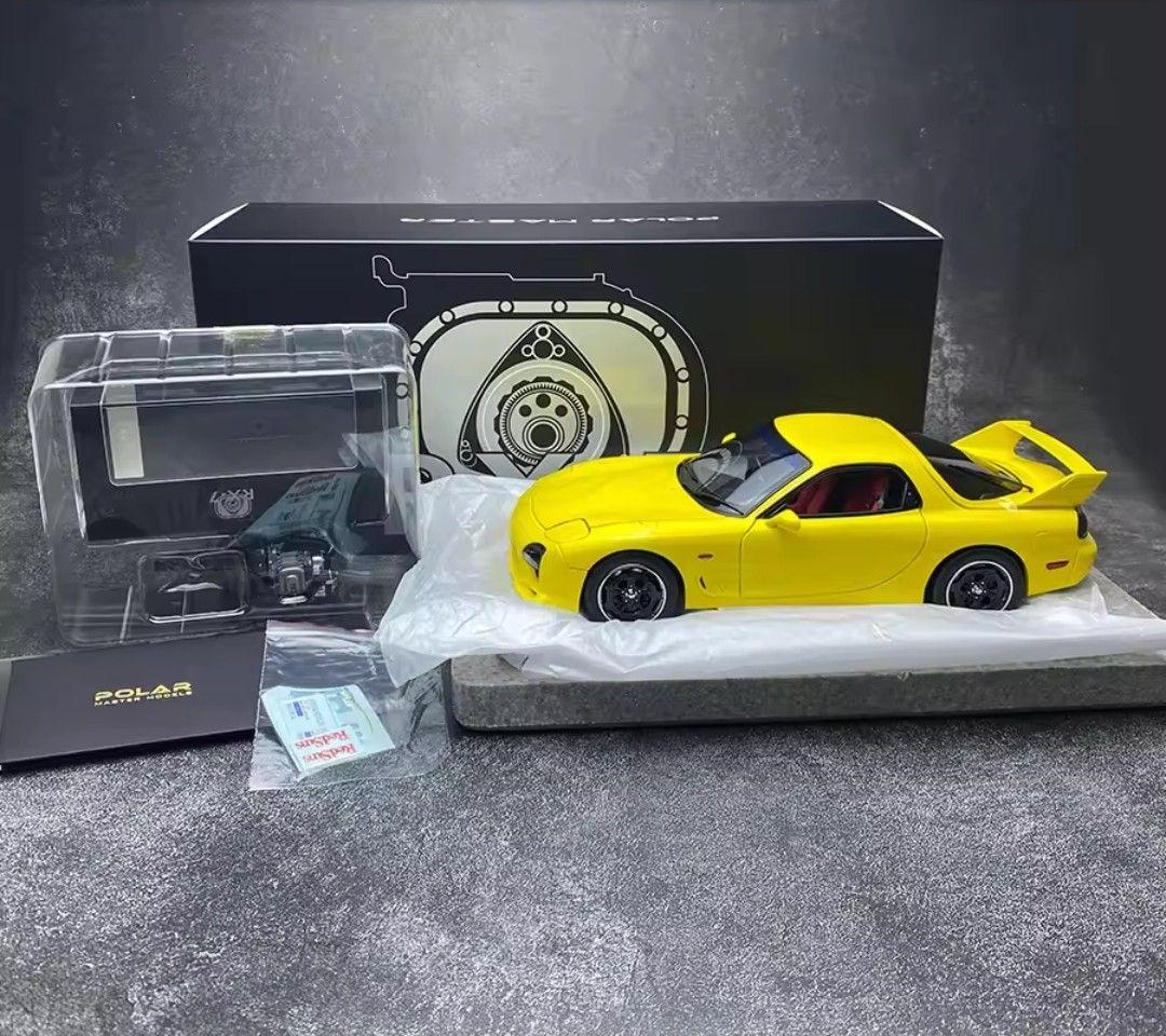 ポーラーマスター　1/18　マツダ　RX-7　高橋啓介　頭文字D