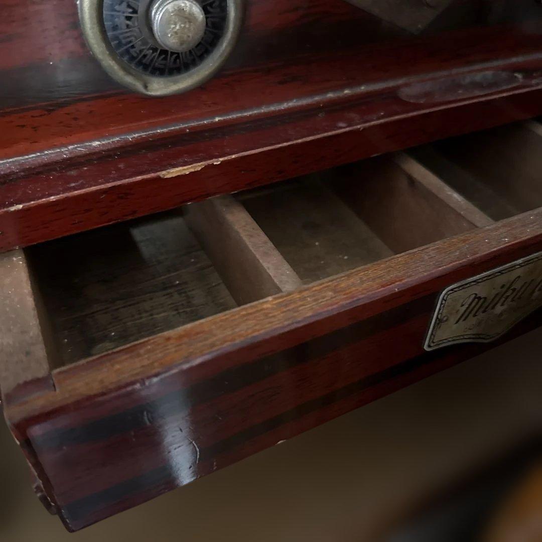 アンティークレジスター自動金銭分類器 御國 レア MIKUNI 貯金箱