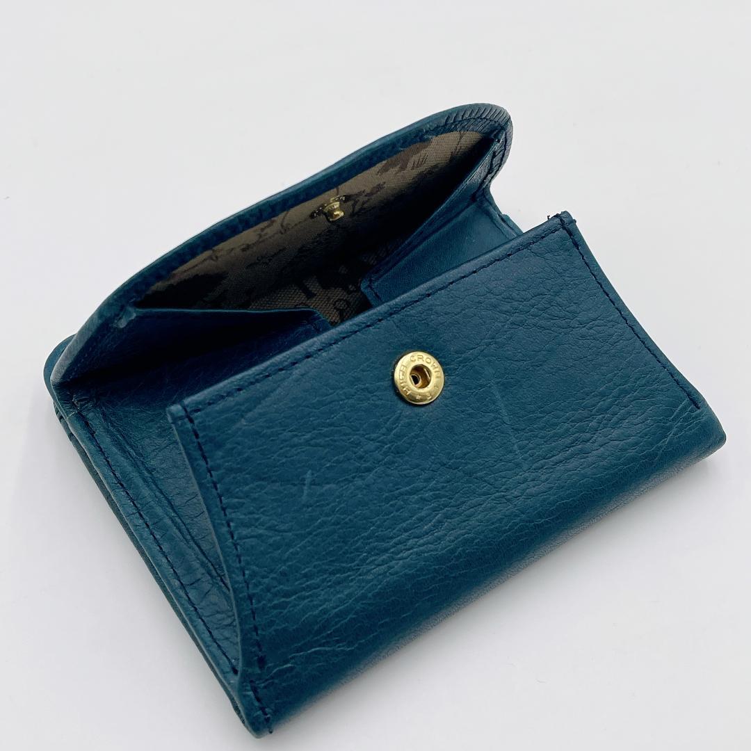 Kissora × MOOMIN 本革レザー 二つ折り財布　m607