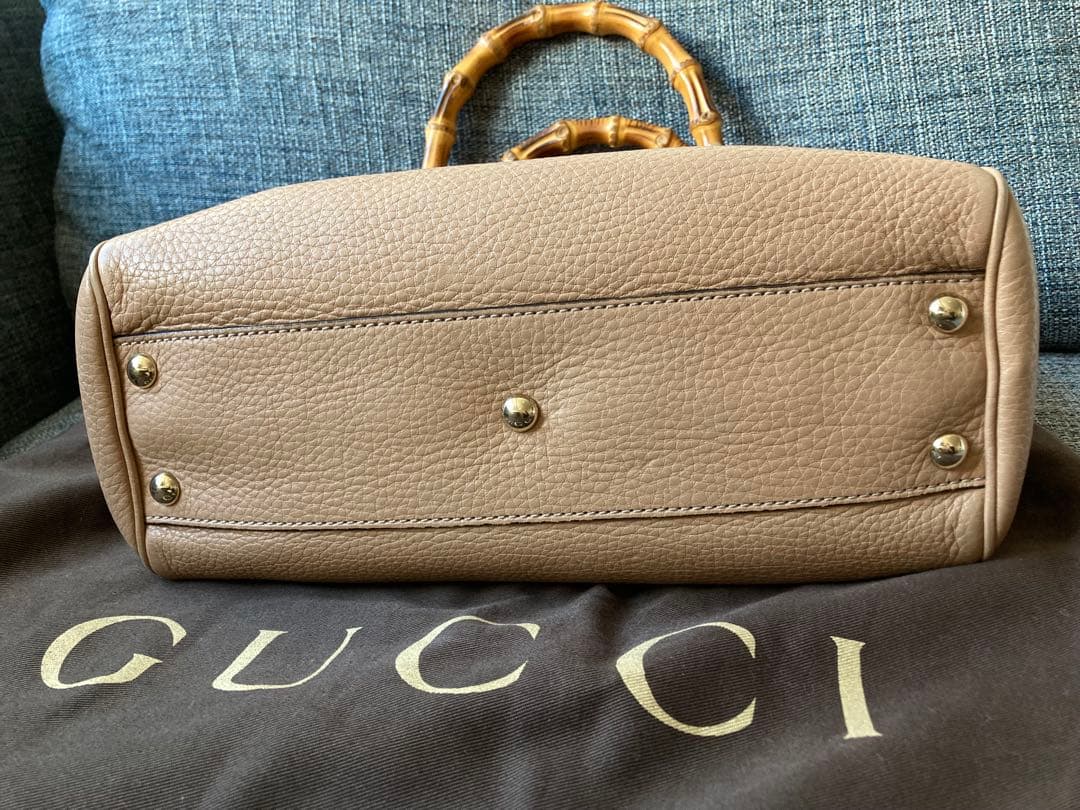 GUCCIグッチ バンブー ハンドバッグ 日本限定 フローラ 2wayベージュ