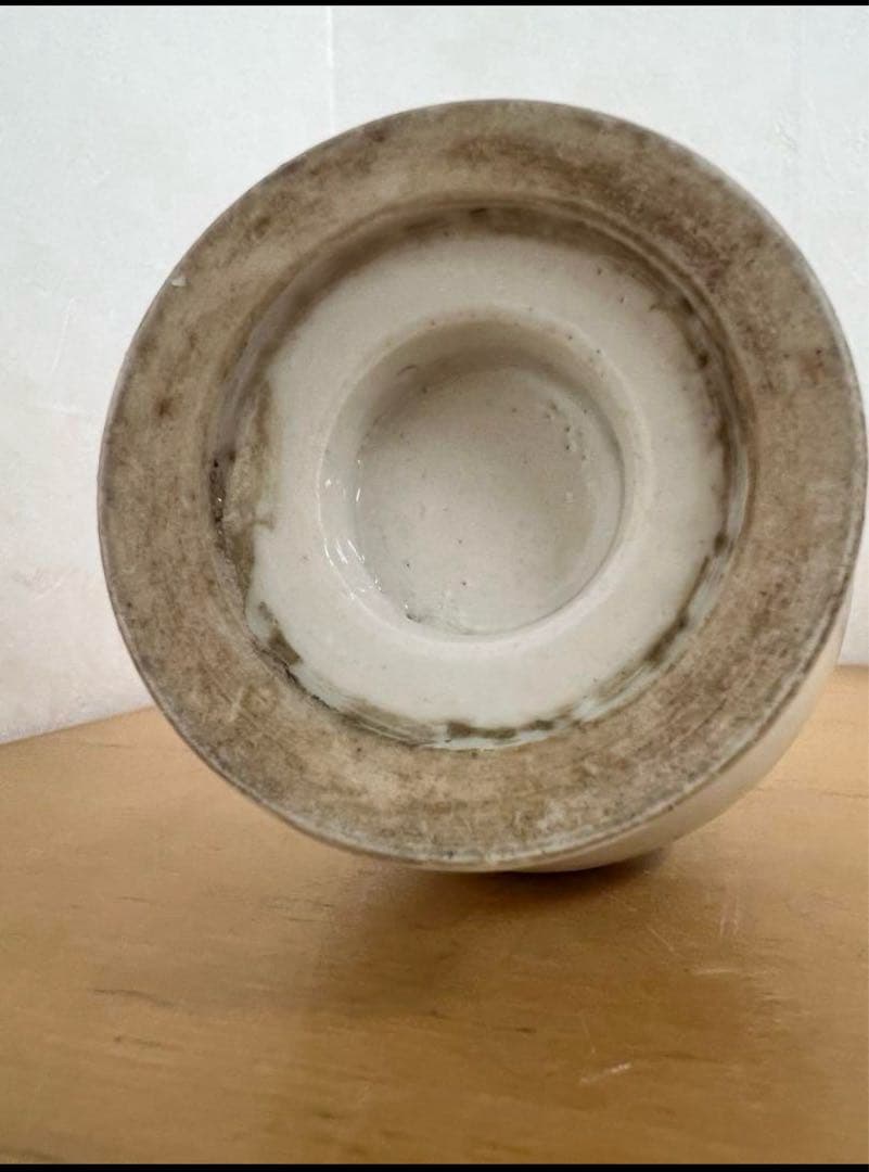 中国　朝鮮李朝高麗白磁瓶　古美術唐物コレクション発掘骨董　アンティーク江戸　青磁