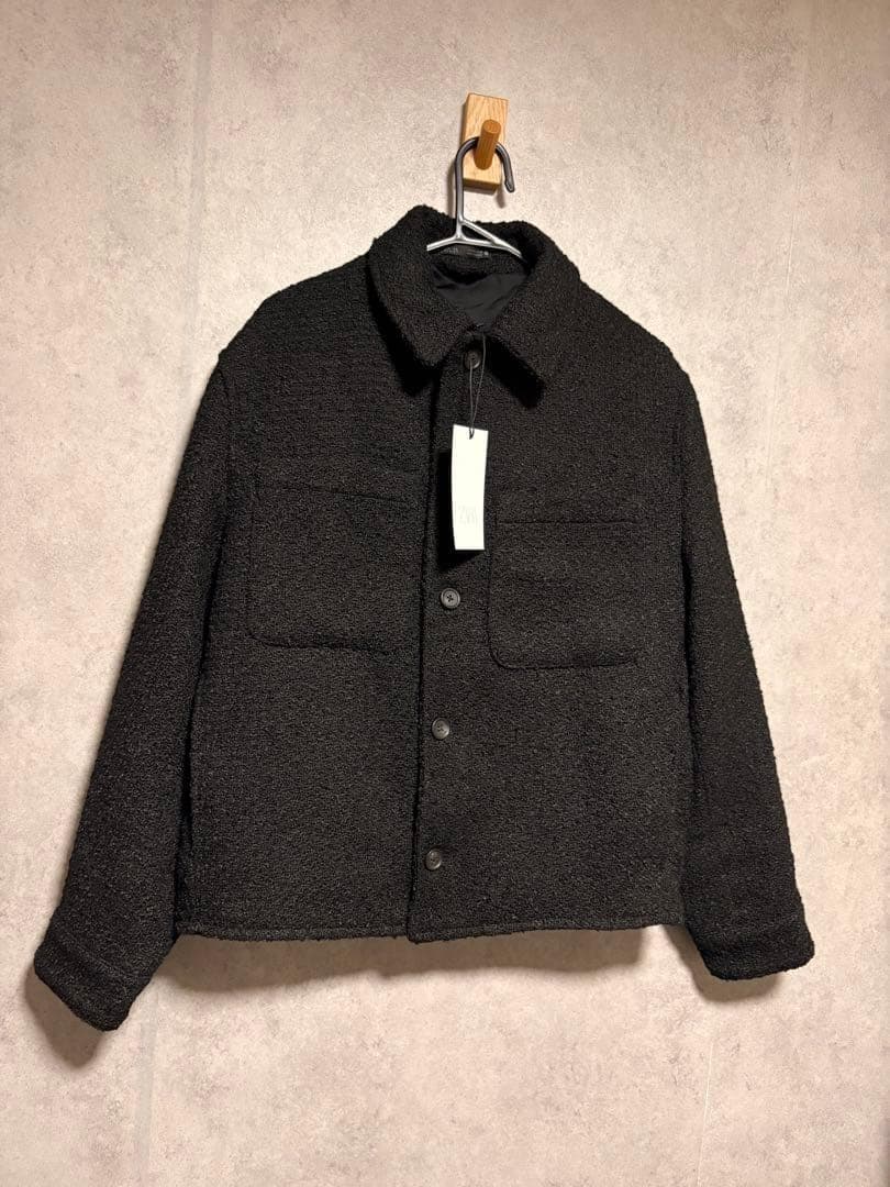 ZARA ザラ ポケット付きテクスチャードシャツジャケット S