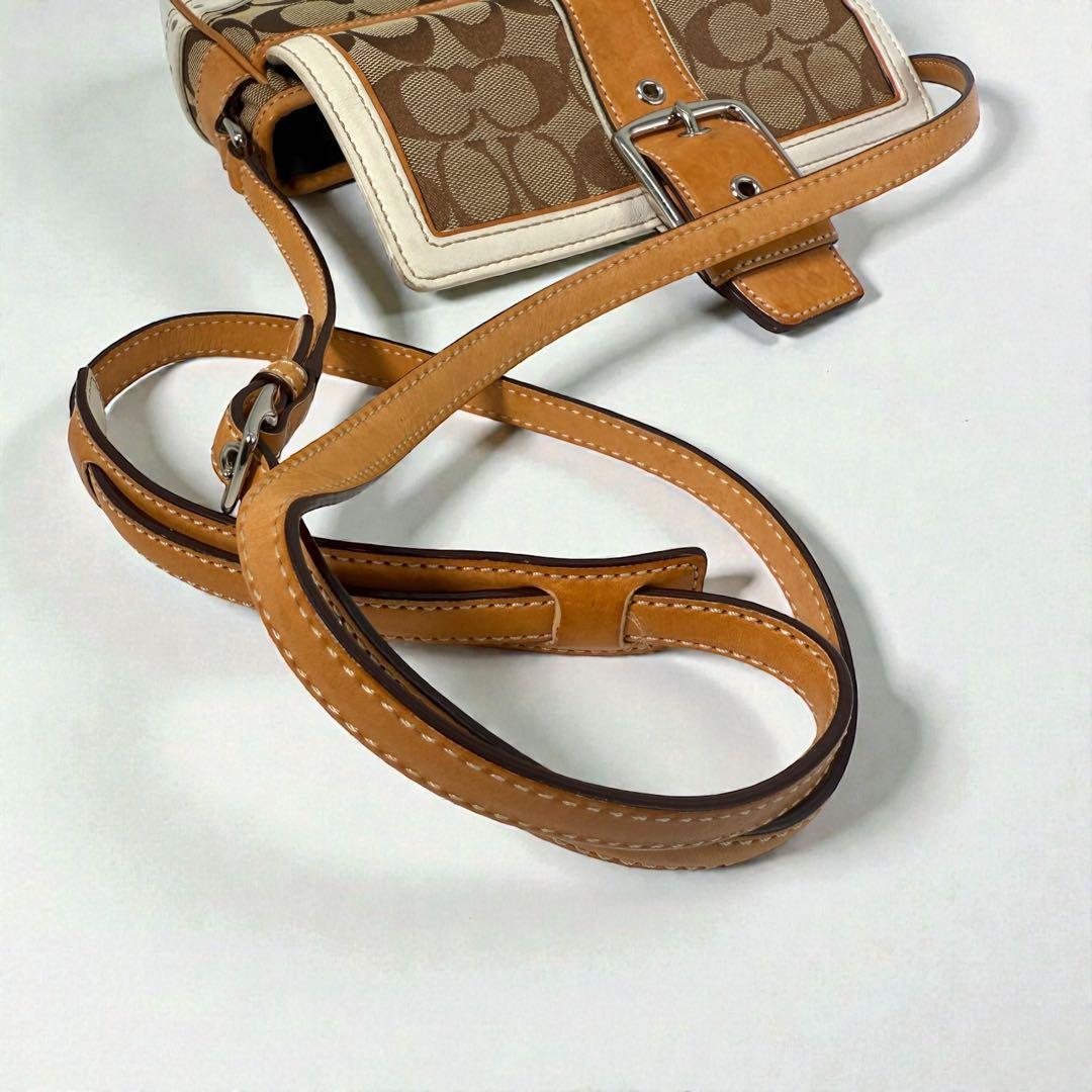 《入手困難》coach ショルダーバック ソーホー キャンバス レザー y2k