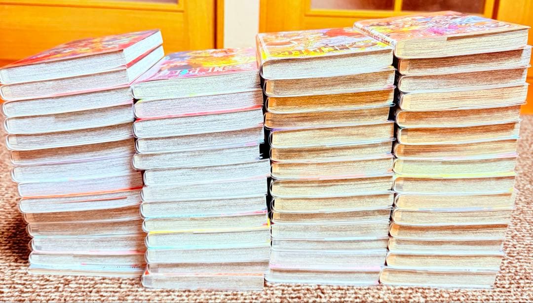 【全巻透明フィルムカバー付き】ONE PIECE 1～109巻➕おまけ