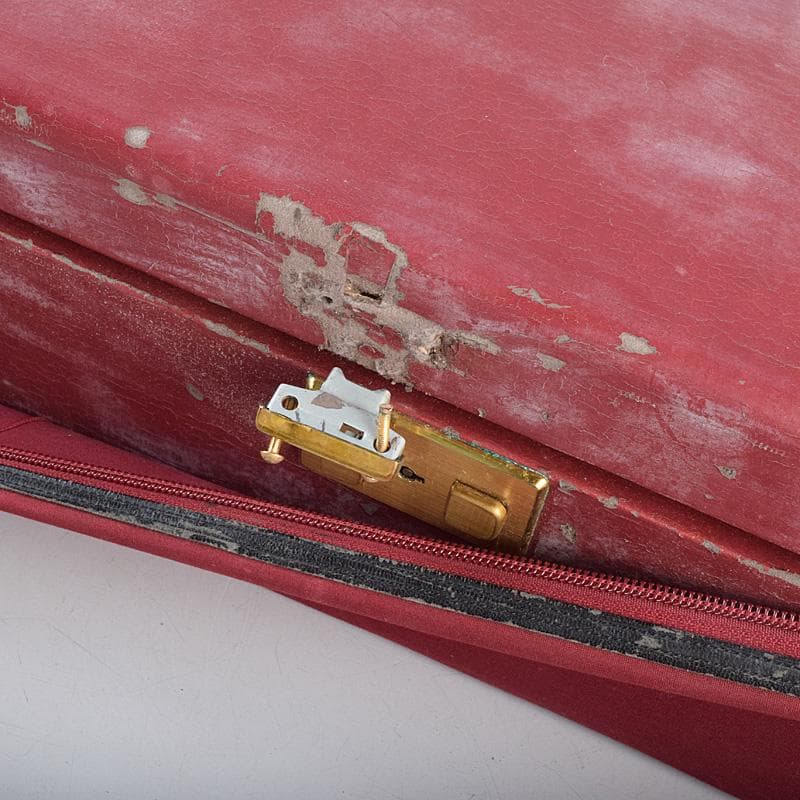 和楽器　弦楽器　唐木紫檀棹　金細三味線　ハードケース付　M　R9317B