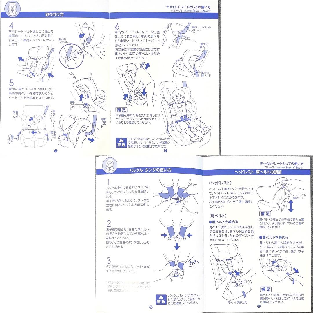 チャイルドシート マムズキャリー HGデニムハーネス 取説付