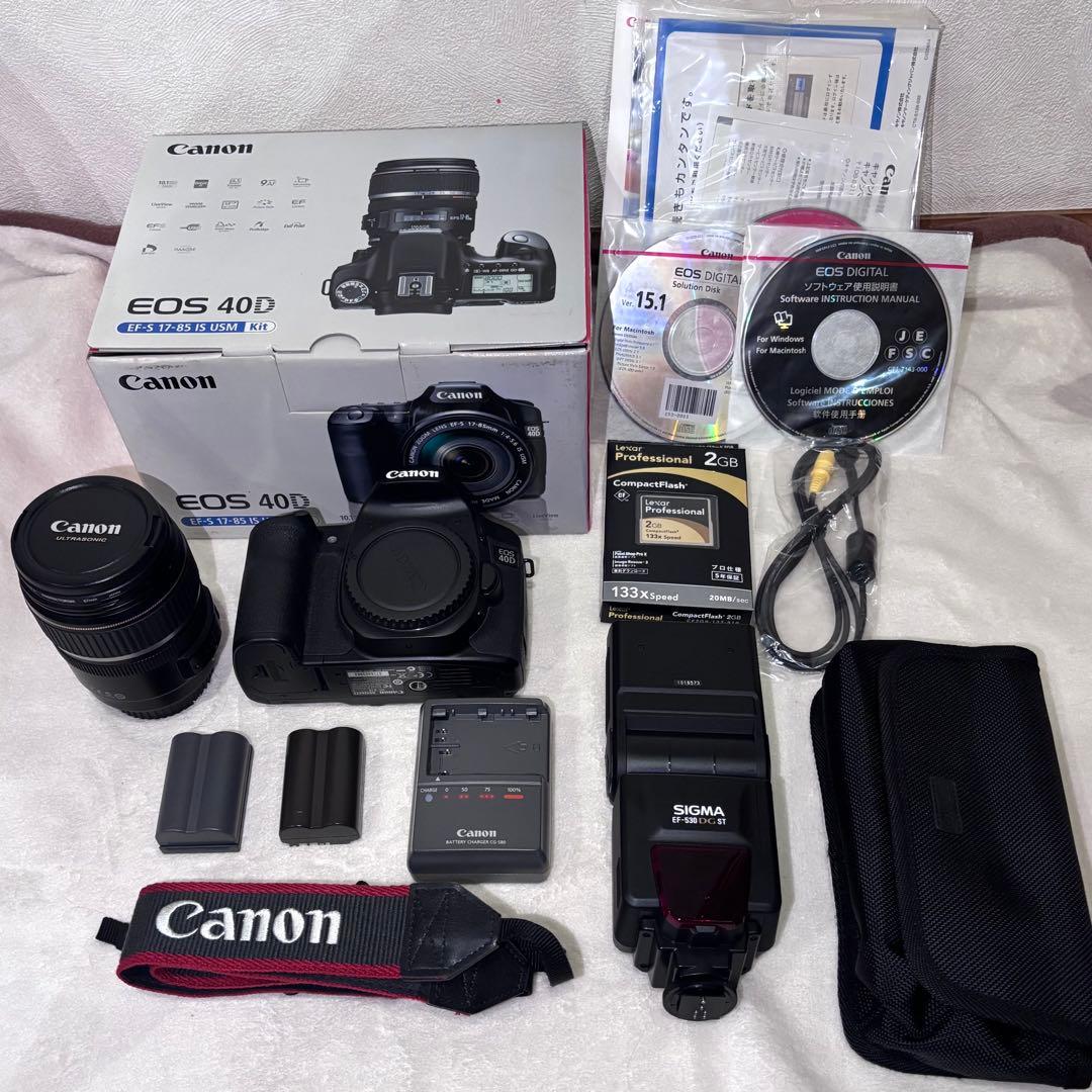 【おまけストロボ・CFカード付き】Canon EOS 40D キットセット