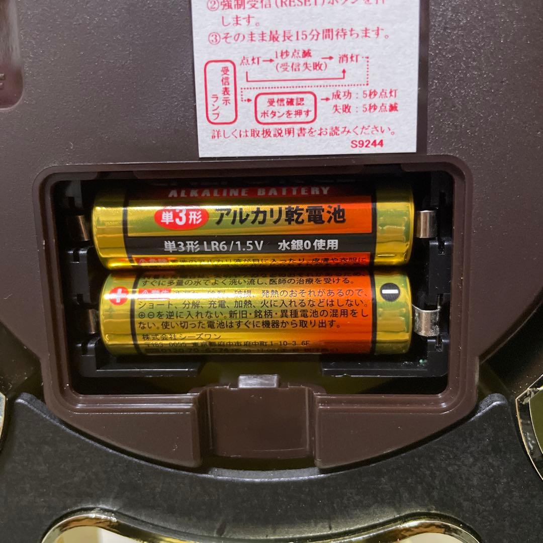 【最終値下げ⭐︎高級置き時計】クイーンエリザベス2 置き時計　大理石　からくり